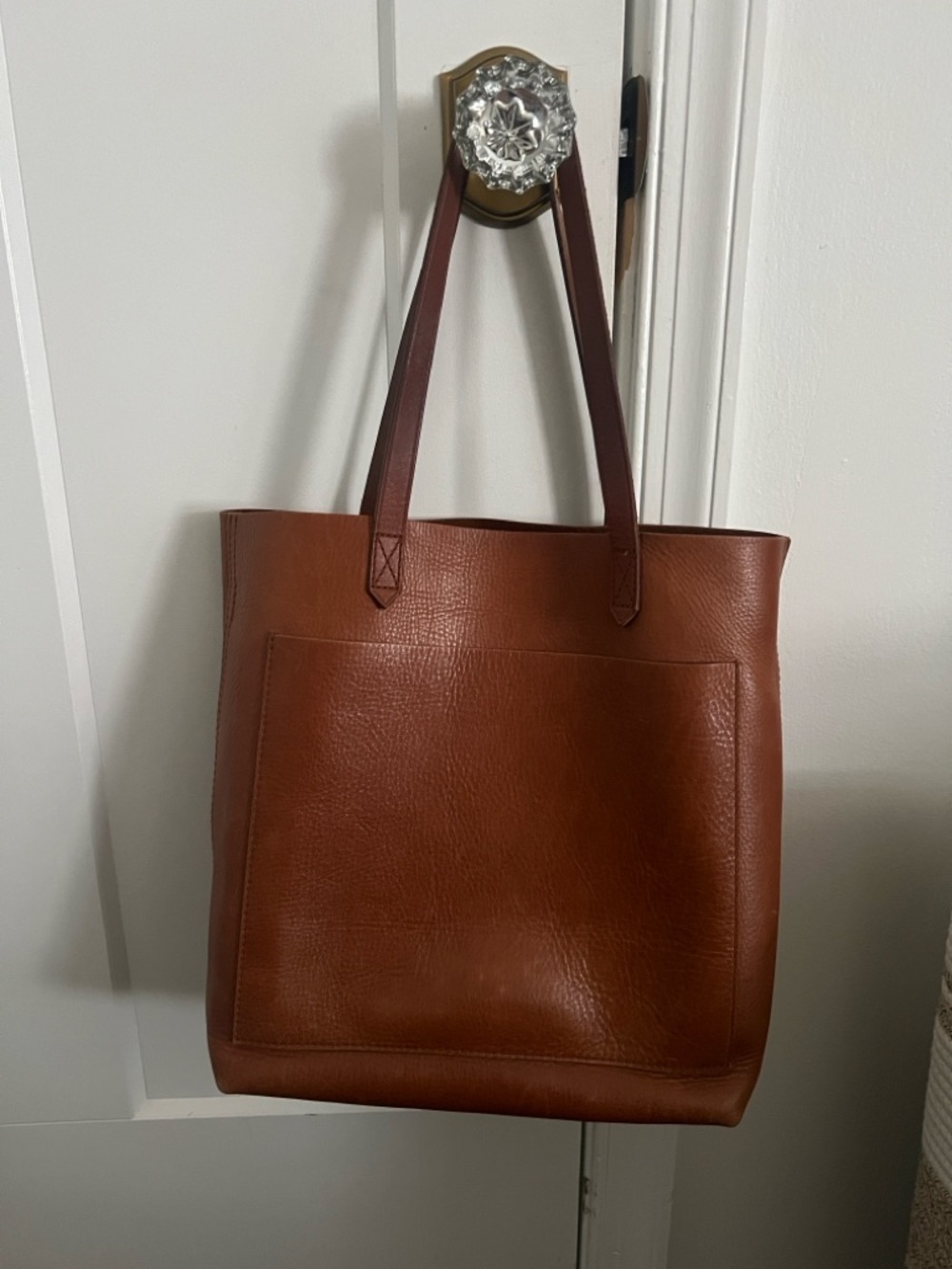 Madewell transport Brown Leather Tote Bag
